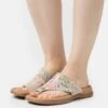 Gabor 23.700 - Sandalias De Dedo - Beige/Multi-Coloured