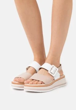 Gabor Comfort Sandalias Con Plataforma - Rose/Weiß