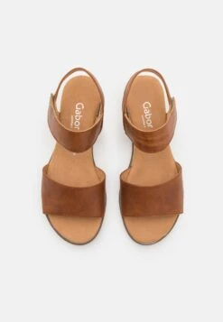 Gabor Comfort Sandalias De Cuña - Cognac -Gabor Tienda 21c5318fe584435f85dff26015a93e52