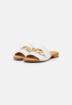 Gabor Comfort Sandalias Planas - Weiß/Gold -Gabor Tienda 39b7e03079c74f139951e568621c293d