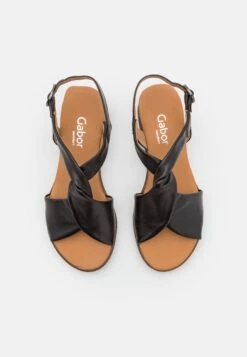 Gabor Comfort Sandalias De Cuña - Black -Gabor Tienda 43d7c350a9ba42b6a87e5ded3582d46a