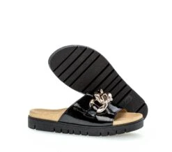 Gabor Sandalias Planas - Schwarz (Gold) -Gabor Tienda 44b24aa5439946ff9b20973150fec179