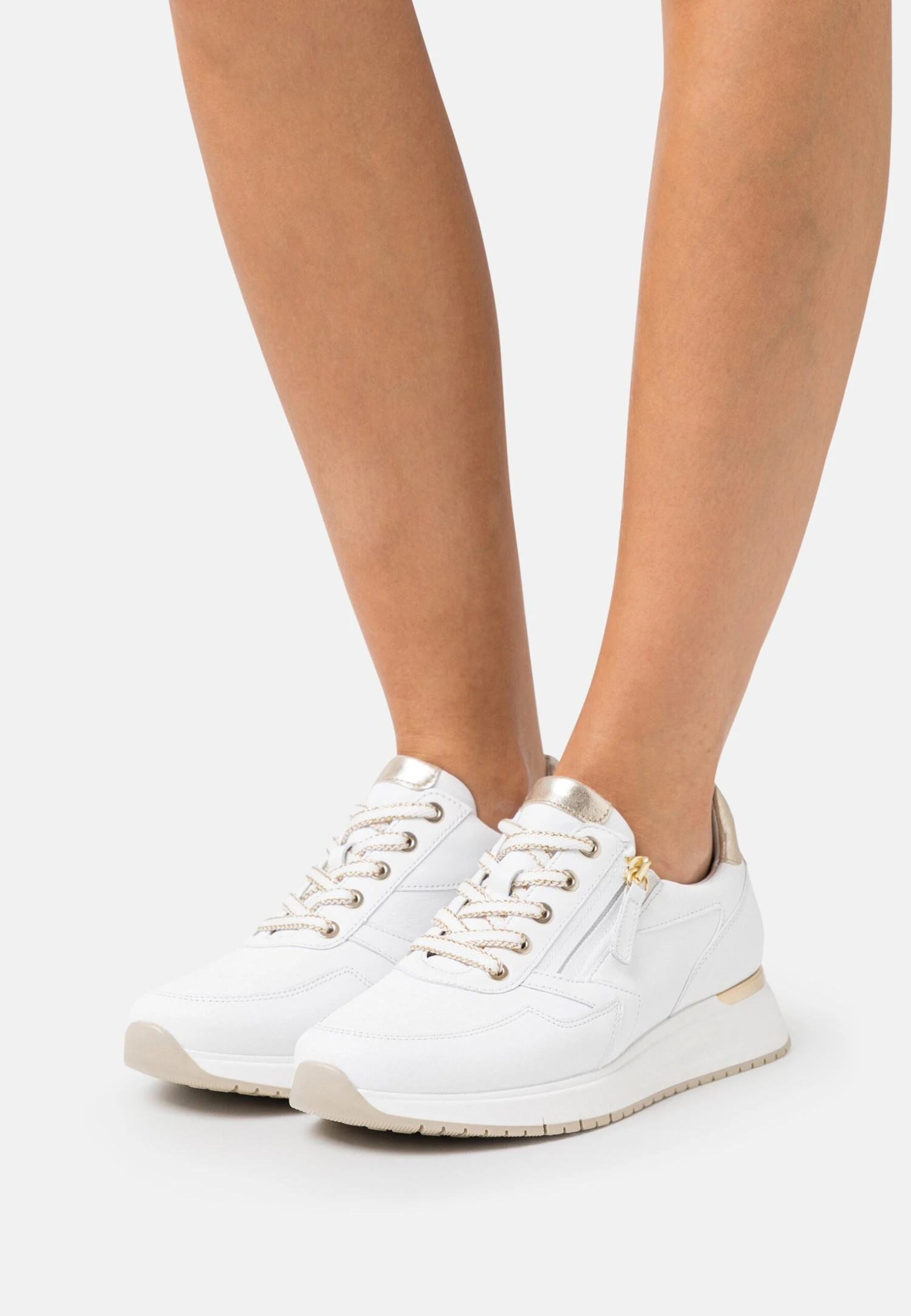 Gabor Comfort Wide Fit - Zapatillas - Weiss/Platino 3 Gabor Comfort Wide Fit - Zapatillas - Weiss/Platino