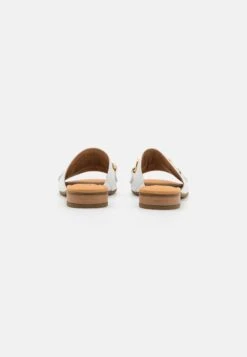 Gabor Comfort Sandalias Planas - Weiß/Gold -Gabor Tienda 52126ba931664b1d926fe1b84888f934
