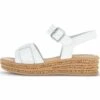 Gabor Sandalias De Cuña - Weiss Natur