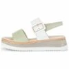 Gabor Sandalias Con Plataforma - Salbei Weiss Lds