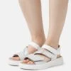 Gabor Comfort Sandalias Con Plataforma - Silber/Weiss
