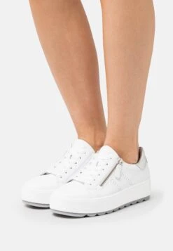 Gabor Comfort Zapatillas - Weiss/Silber