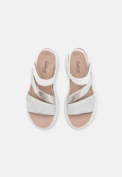 Gabor Comfort Sandalias Con Plataforma - Silber/Weiss -Gabor Tienda dec4a0fa37bb4473bc6efc590b073ec7