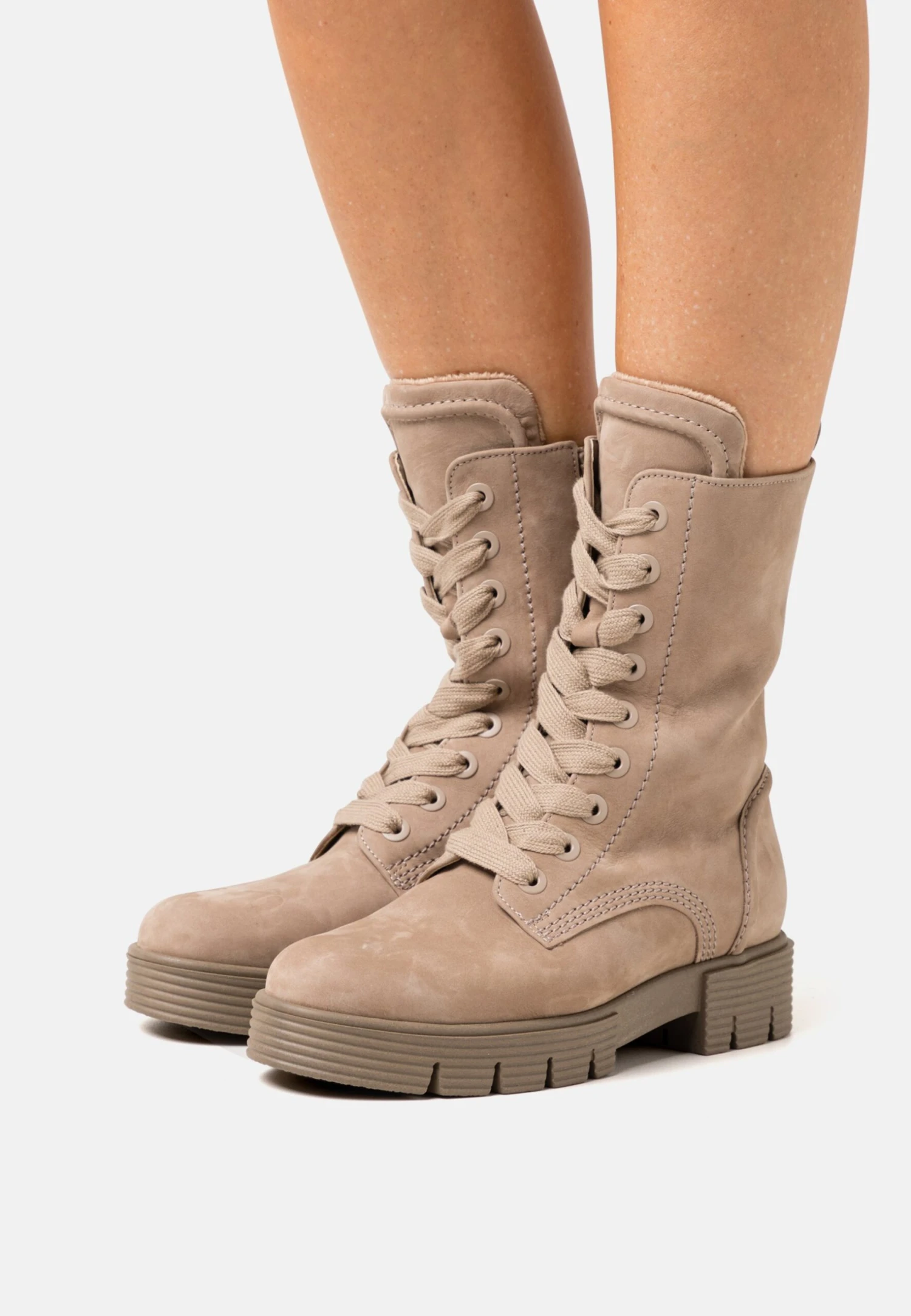 Gabor Comfort Botas Con Plataforma - Taupe 3 Gabor Comfort Botas Con Plataforma - Taupe