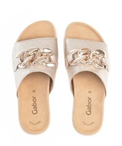 Gabor Sandalias Planas - Puder Gold 7 Gabor Sandalias Planas - Puder Gold -Gabor Tienda fbd3cc59348d4c4fa9009951d3307390